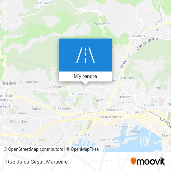 Rue Jules César plan