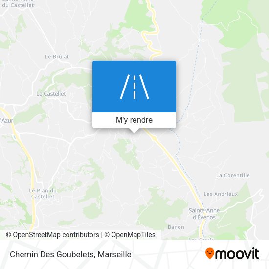 Chemin Des Goubelets plan