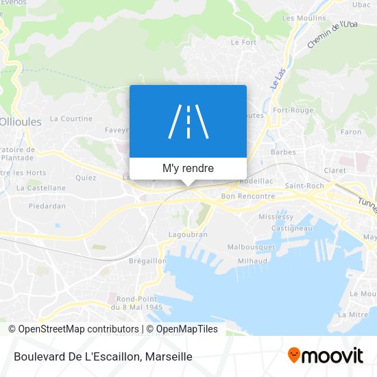 Boulevard De L'Escaillon plan