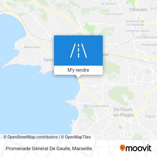 Promenade Général De Gaulle plan