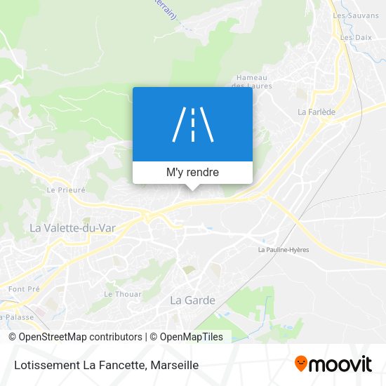 Lotissement La Fancette plan