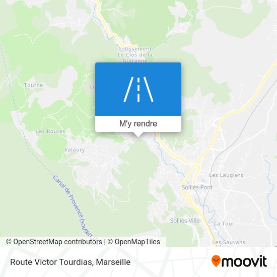 Route Victor Tourdias plan