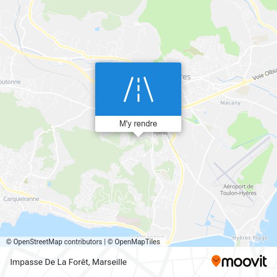Impasse De La Forêt plan