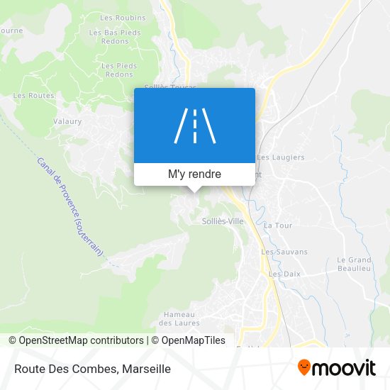 Route Des Combes plan