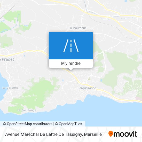 Avenue Maréchal De Lattre De Tassigny plan