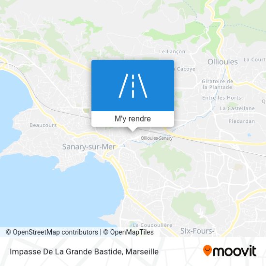 Impasse De La Grande Bastide plan