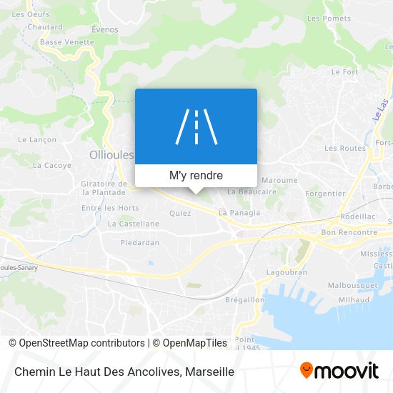 Chemin Le Haut Des Ancolives plan