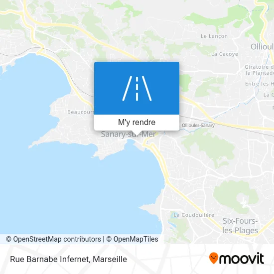 Rue Barnabe Infernet plan