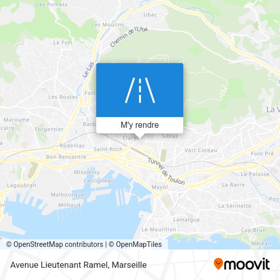 Avenue Lieutenant Ramel plan