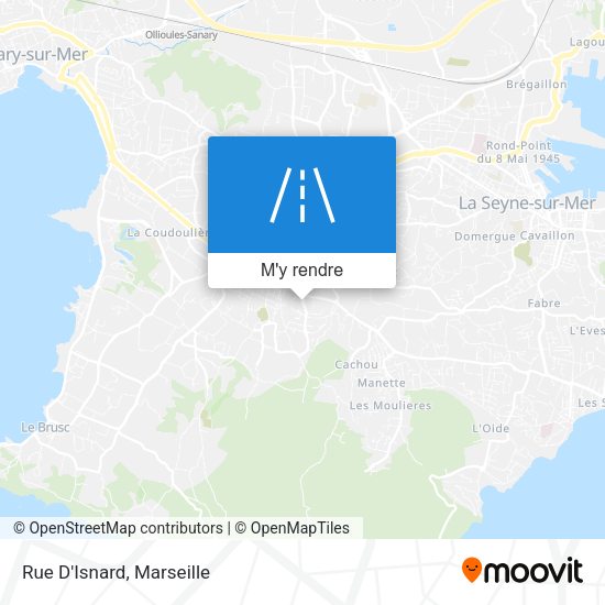 Rue D'Isnard plan