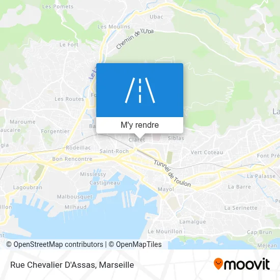 Rue Chevalier D'Assas plan