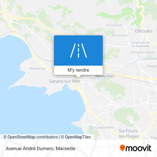 Avenue André Dumerc plan