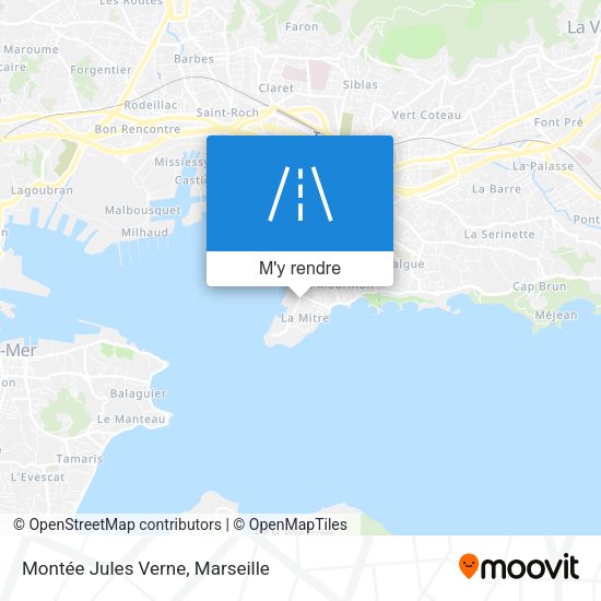Montée Jules Verne plan