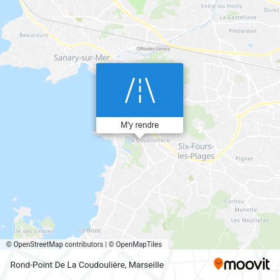 Rond-Point De La Coudoulière plan