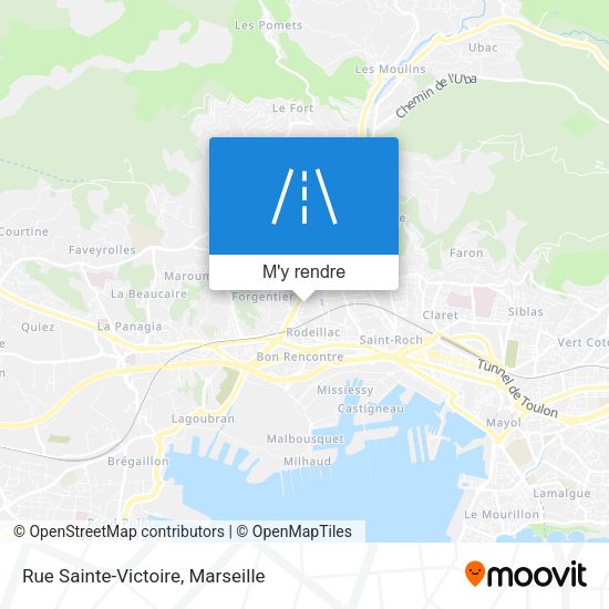 Rue Sainte-Victoire plan