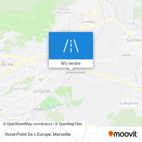 Rond-Point De L'Europe plan
