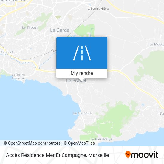 Accès Résidence Mer Et Campagne plan