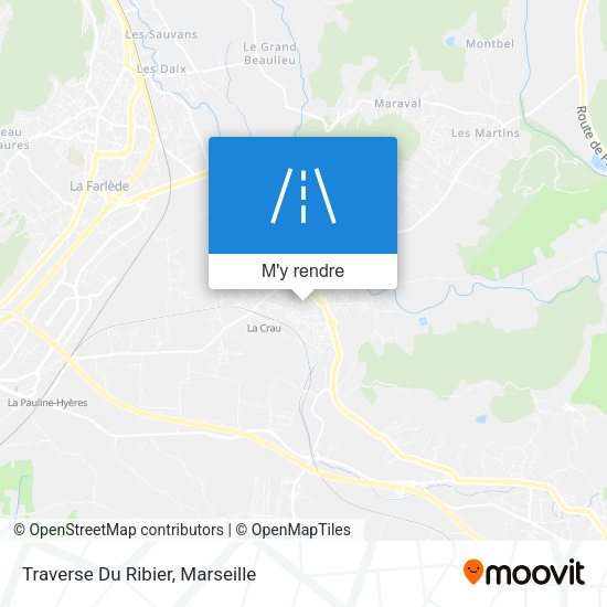 Traverse Du Ribier plan
