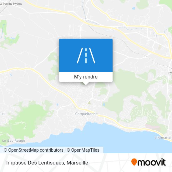 Impasse Des Lentisques plan