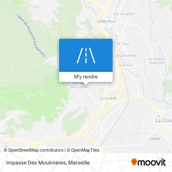 Impasse Des Moulinières plan