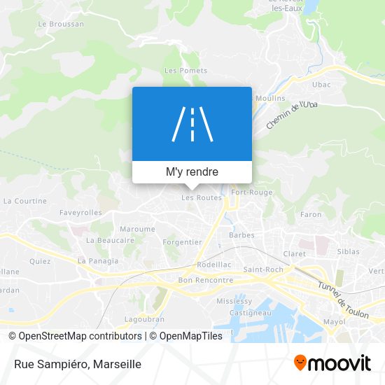 Rue Sampiéro plan