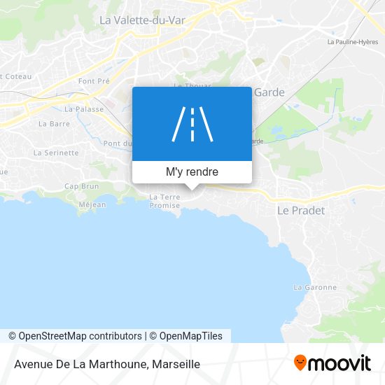 Avenue De La Marthoune plan