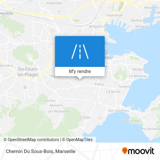 Chemin Du Sous-Bois plan
