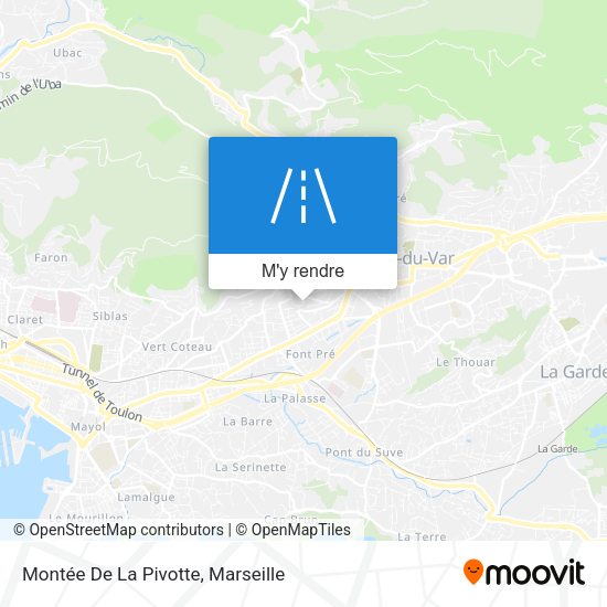 Montée De La Pivotte plan
