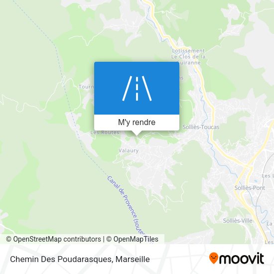 Chemin Des Poudarasques plan