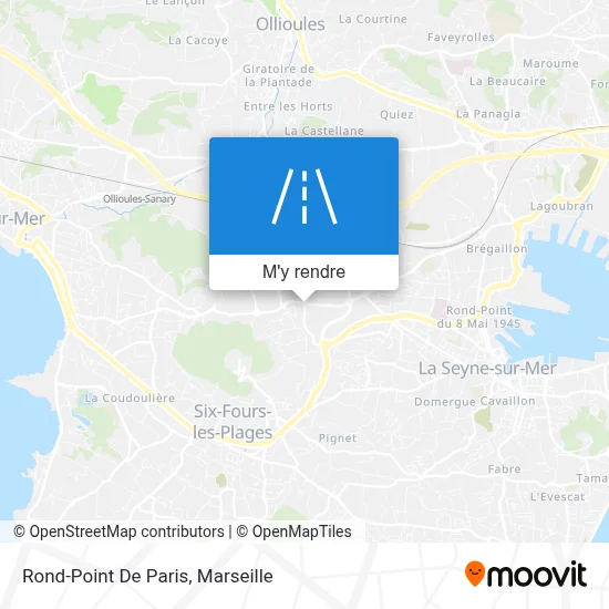 Rond-Point De Paris plan