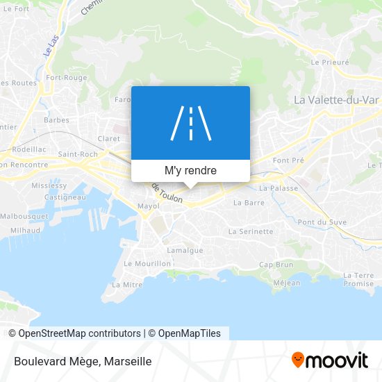Boulevard Mège plan