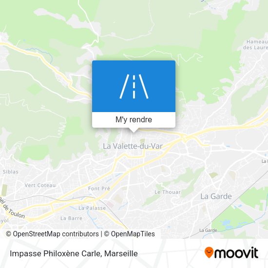 Impasse Philoxène Carle plan