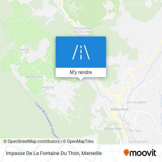 Impasse De La Fontaine Du Thon plan