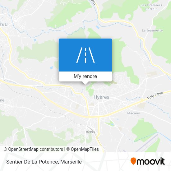 Sentier De La Potence plan