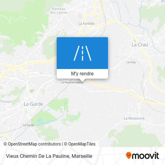 Vieux Chemin De La Pauline plan