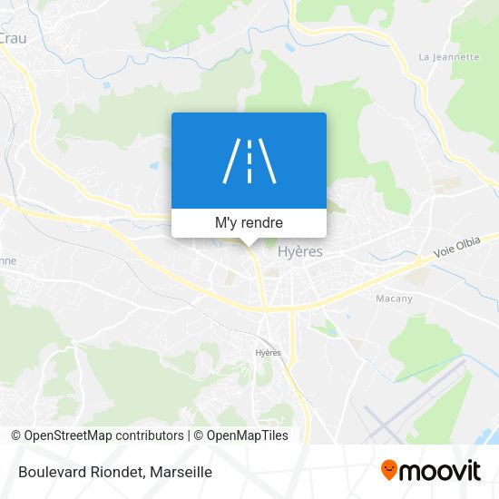 Boulevard Riondet plan