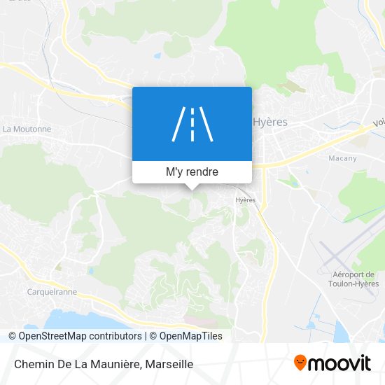Chemin De La Maunière plan