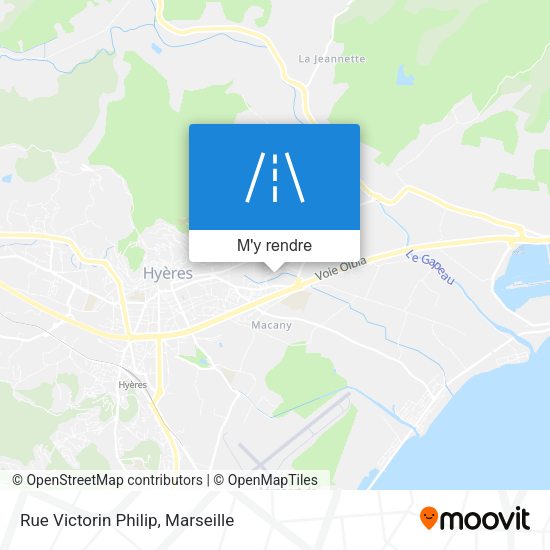 Rue Victorin Philip plan