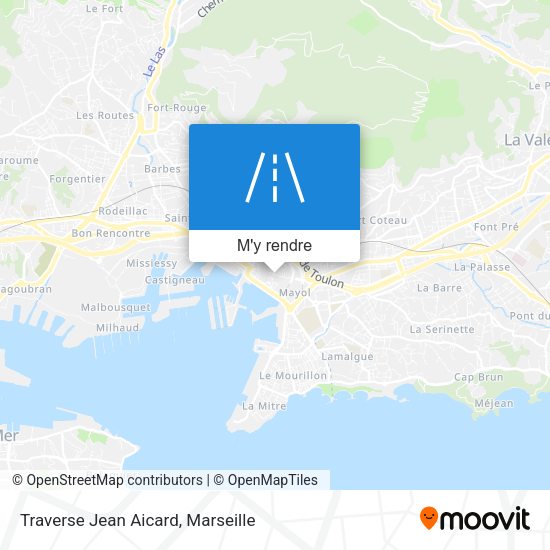 Traverse Jean Aicard plan