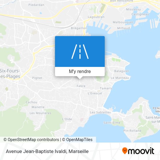 Avenue Jean-Baptiste Ivaldi plan