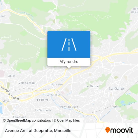 Avenue Amiral Guépratte plan