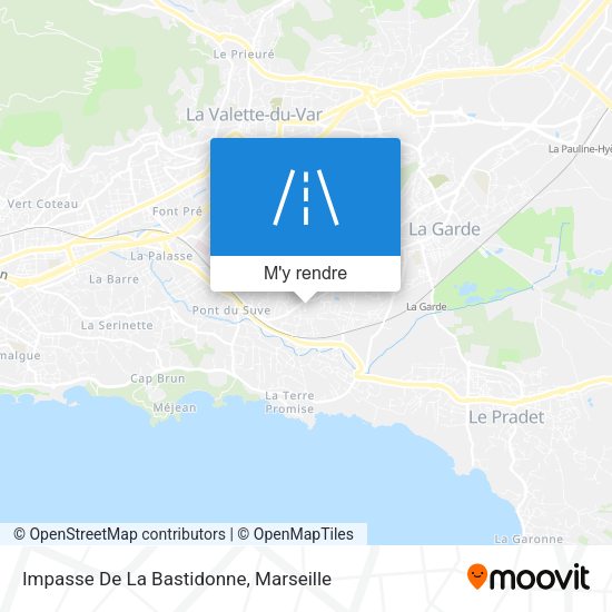 Impasse De La Bastidonne plan