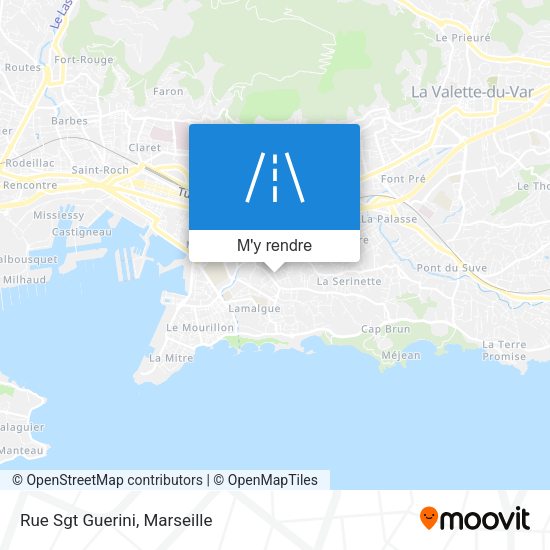 Rue Sgt Guerini plan