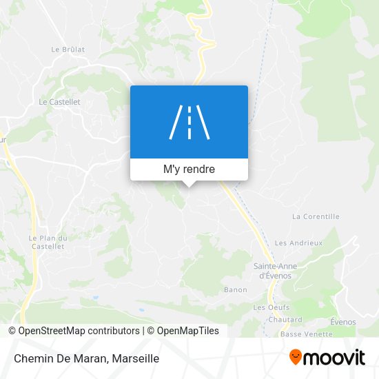 Chemin De Maran plan