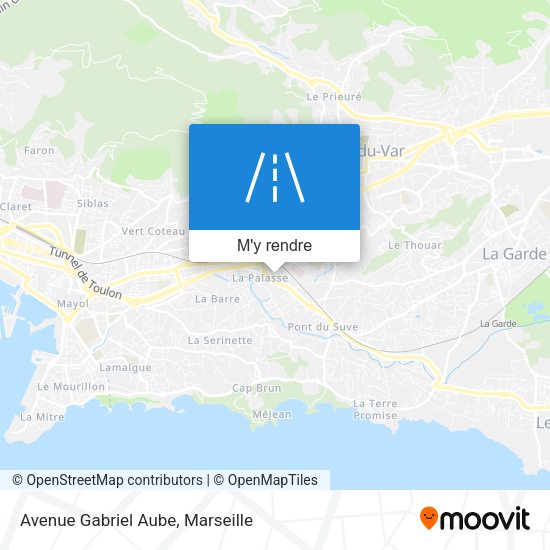 Avenue Gabriel Aube plan