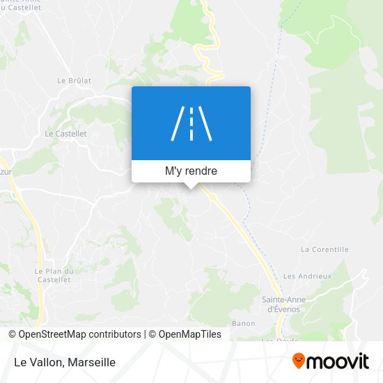 Le Vallon plan