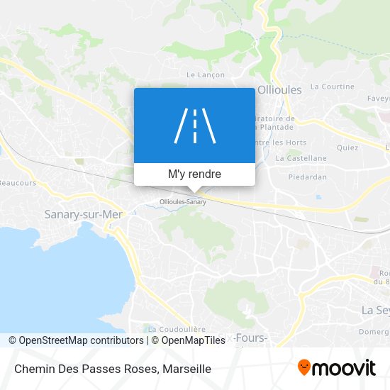 Chemin Des Passes Roses plan