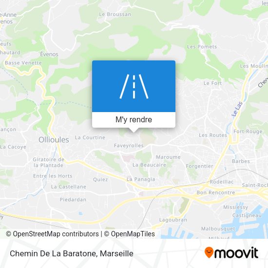 Chemin De La Baratone plan