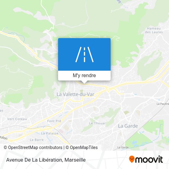 Avenue De La Libération plan
