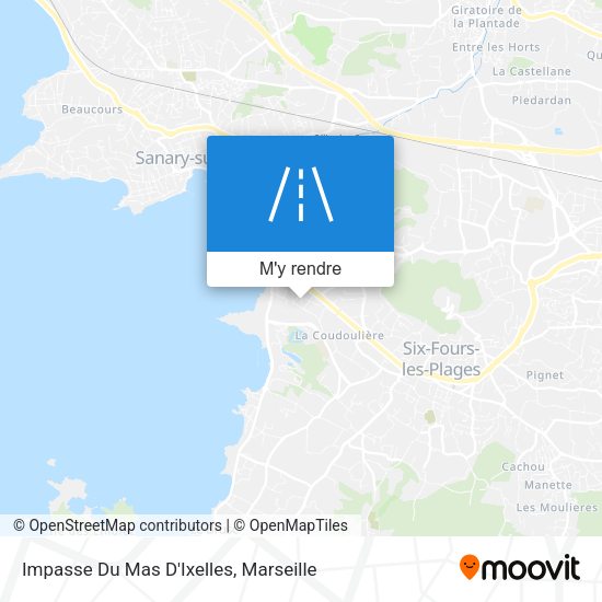Impasse Du Mas D'Ixelles plan